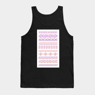 Set of geometric seamless patterns Tank Top